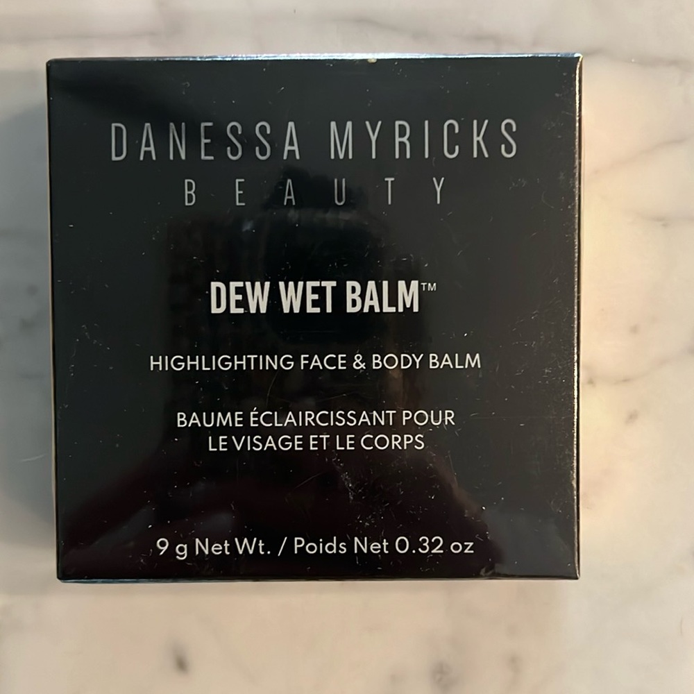 Danessa Myricks Beauty Dew Wet Balm high lifting face and body balm in Rosewater